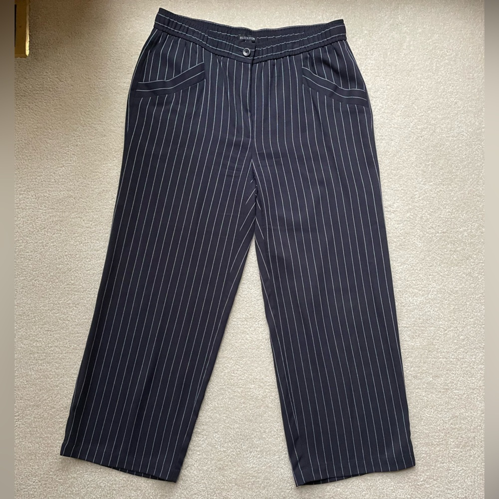 Eileen Fisher striped cropped pants